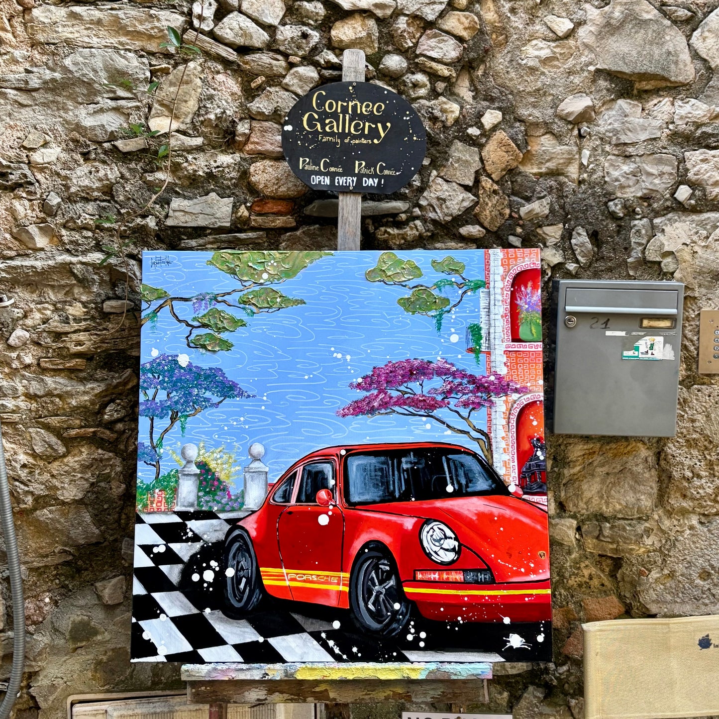 Flower and Porsche