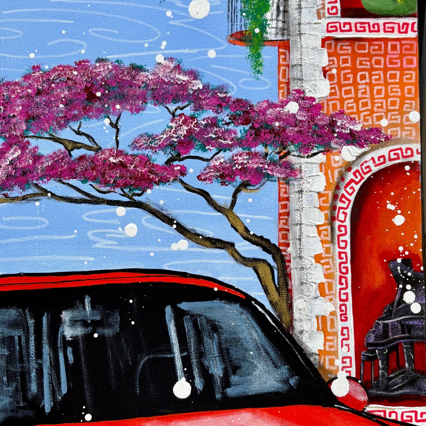 Flower and Porsche