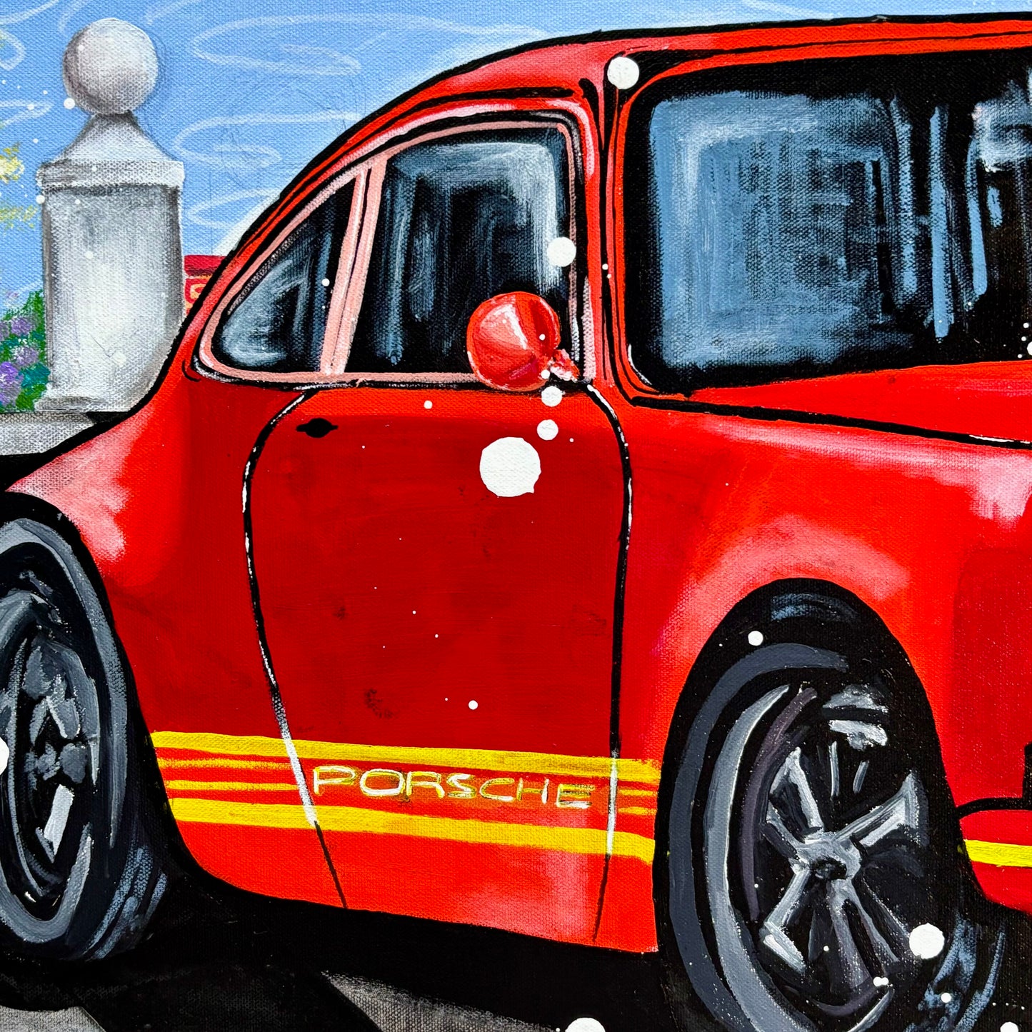 Flower and Porsche