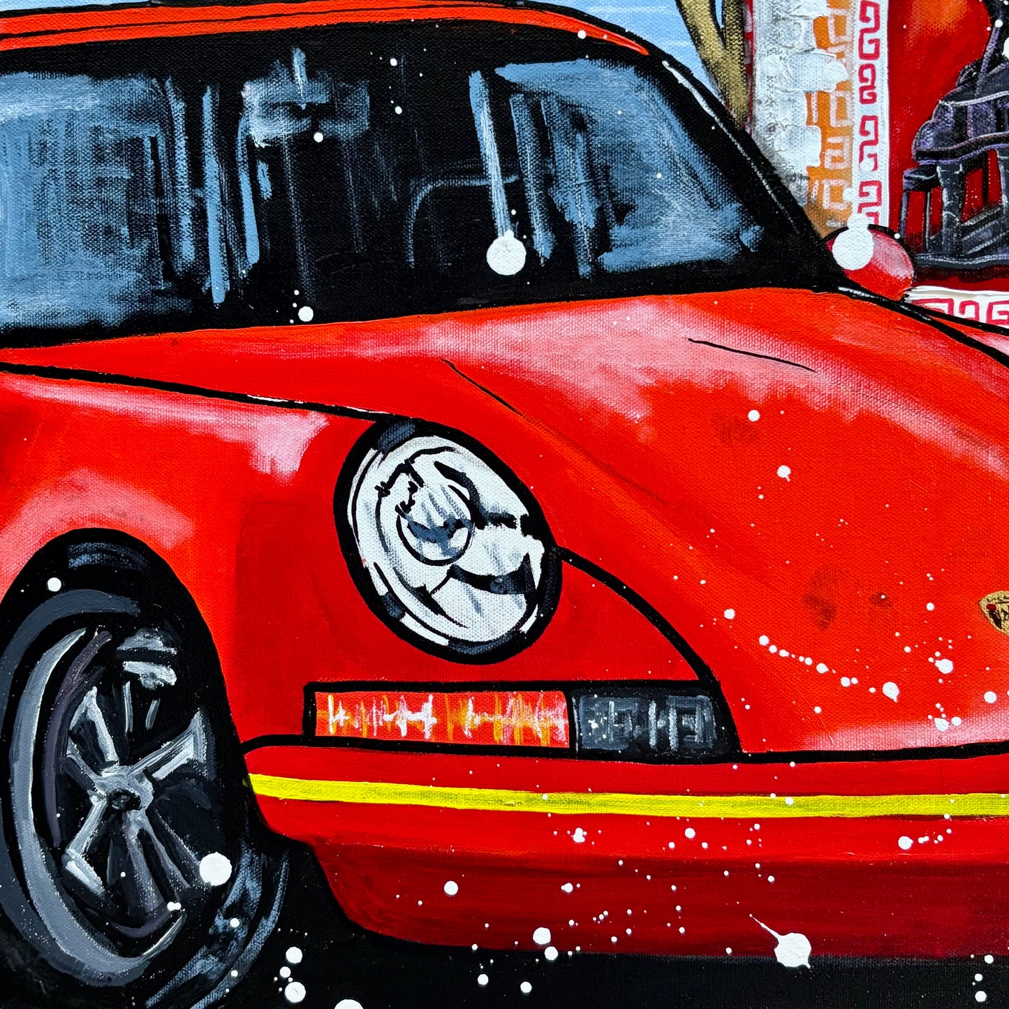 Flower and Porsche