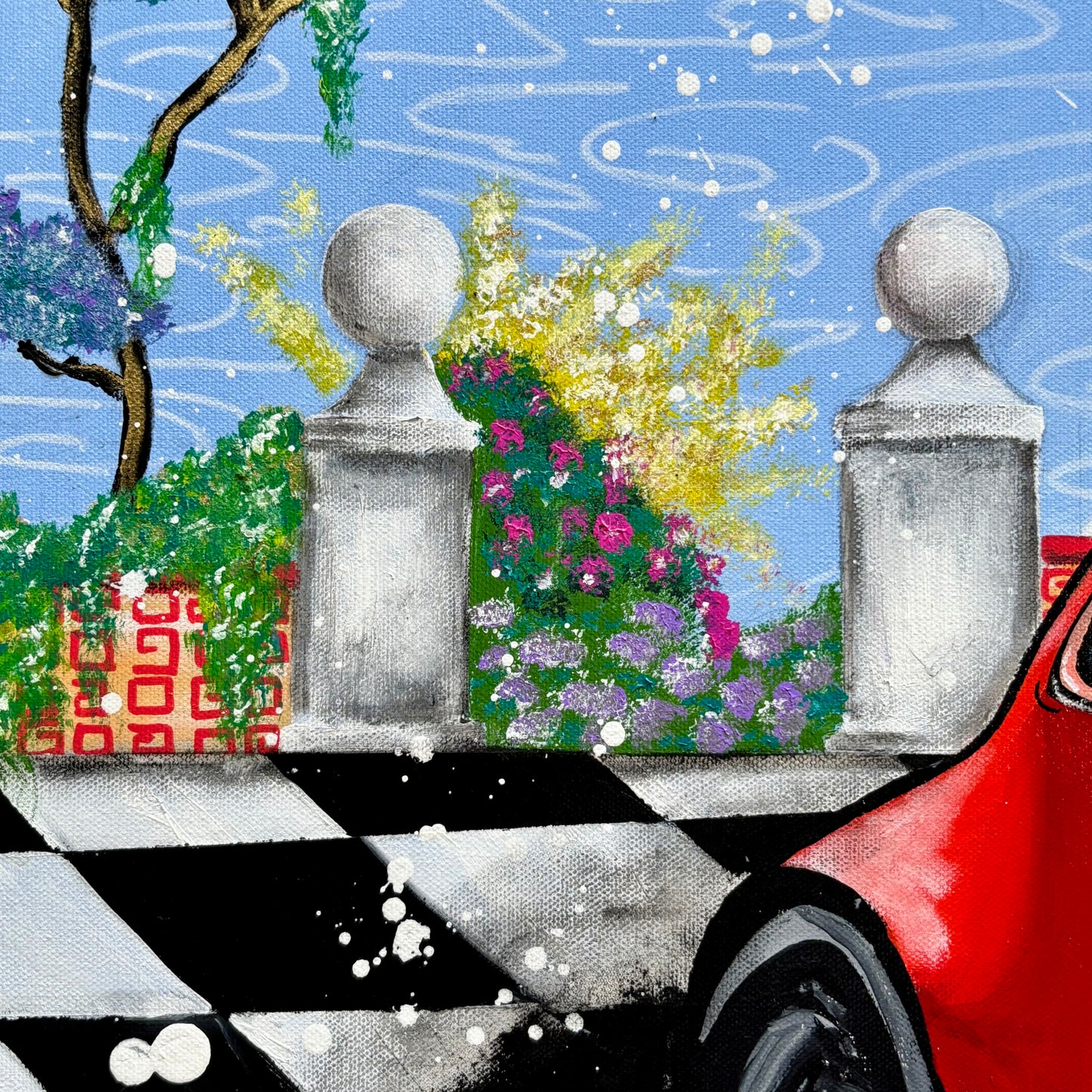 Flower and Porsche