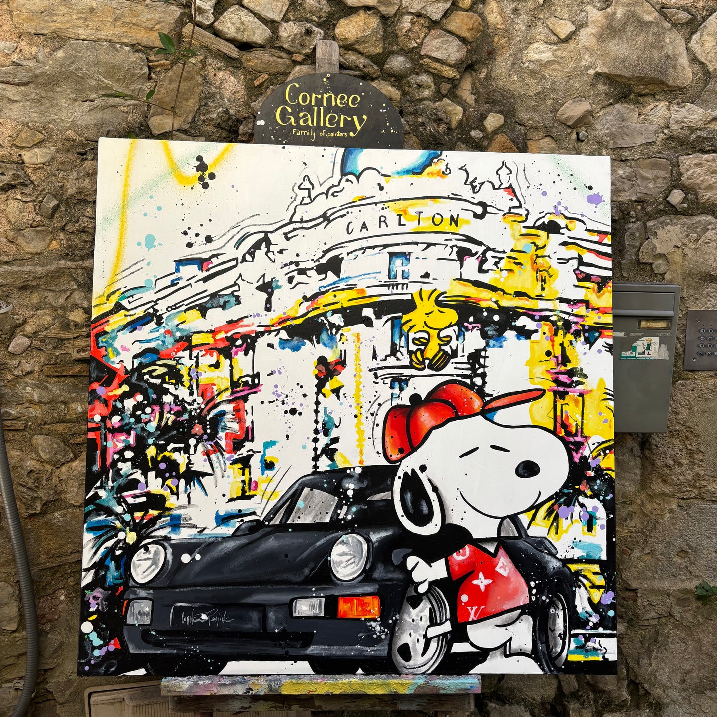 snoopy et woodstock at Cannes