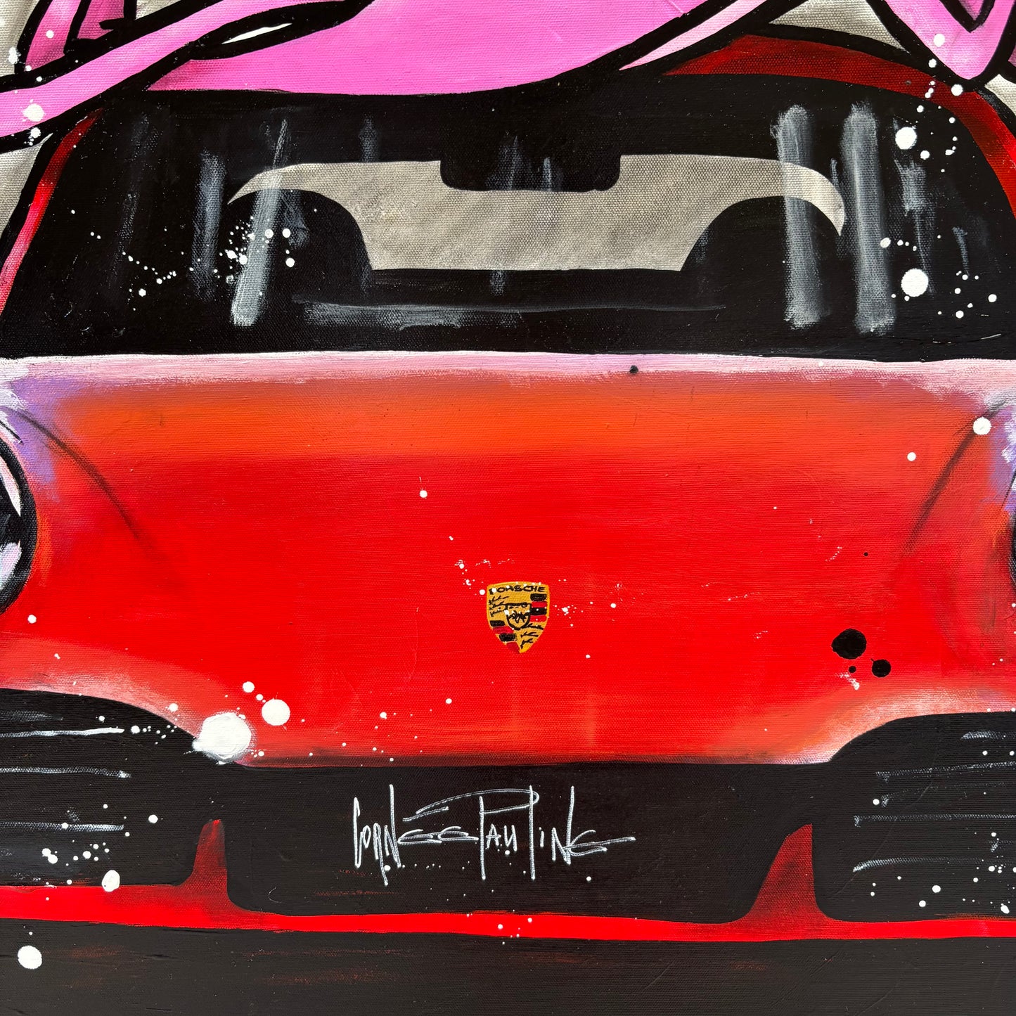 Pink Panther love the red Porsche 777