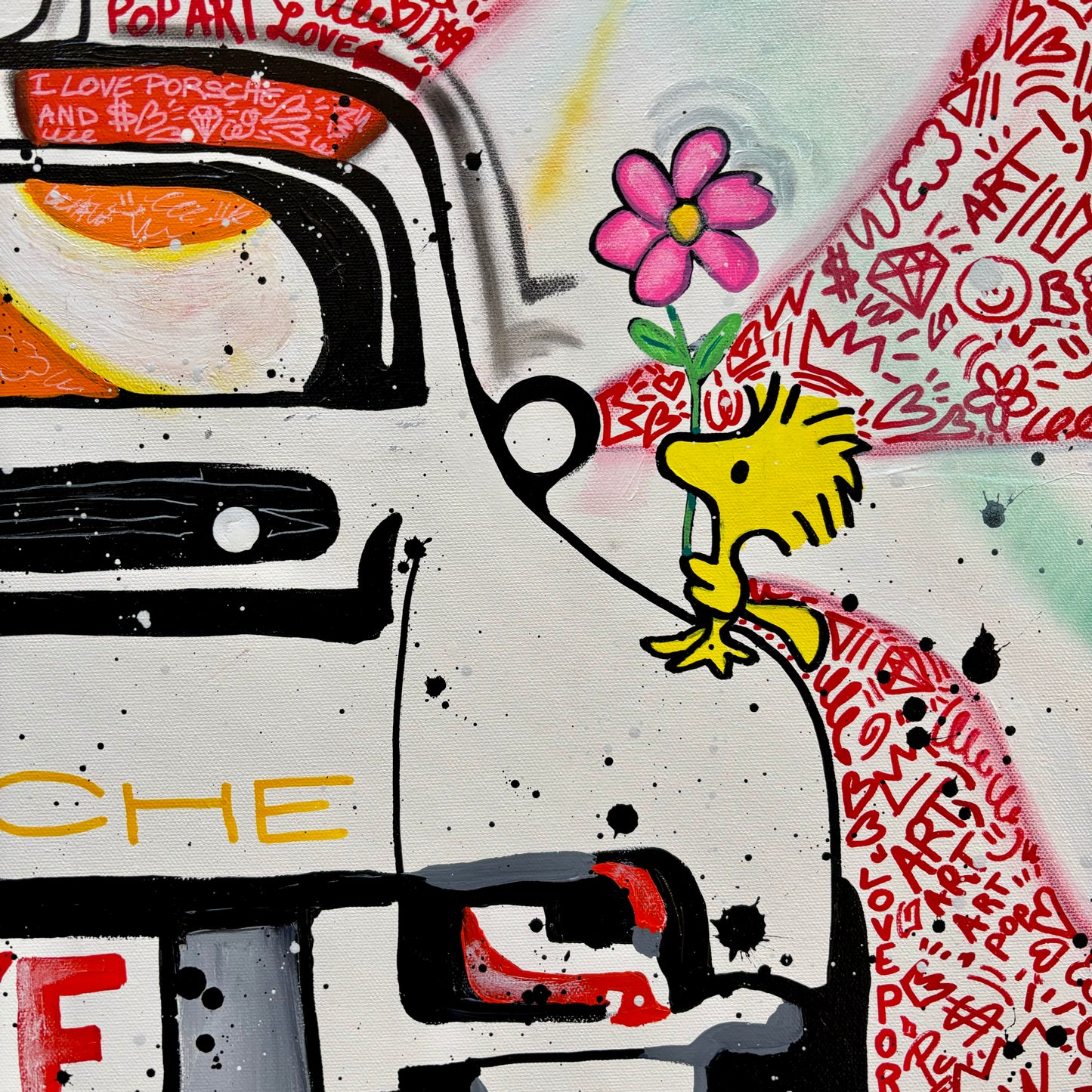Snoopy likes Porsche