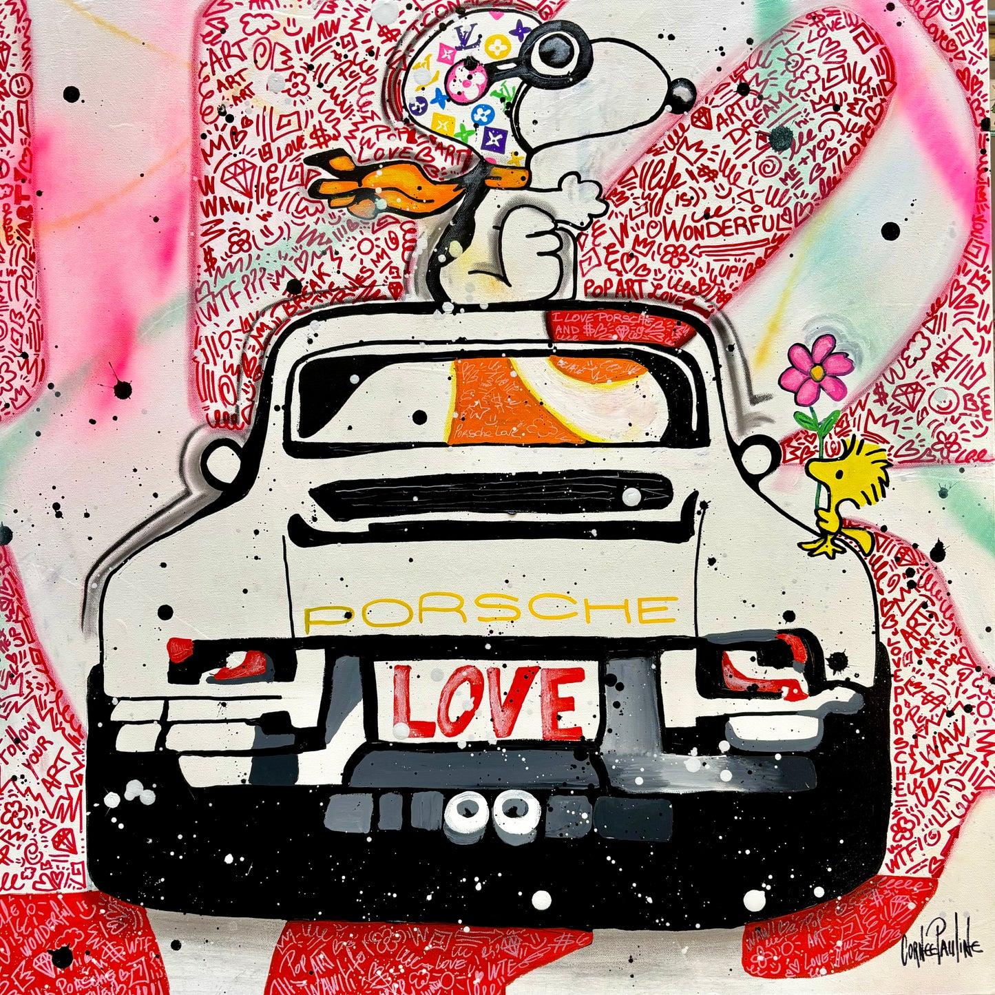 Snoopy likes Porsche