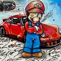 Mario like pop art 911 Porsche