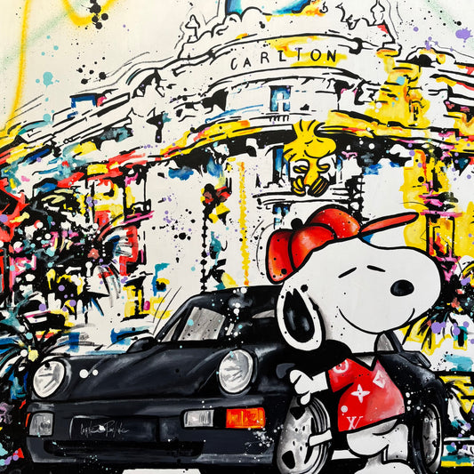 snoopy et woodstock at Cannes