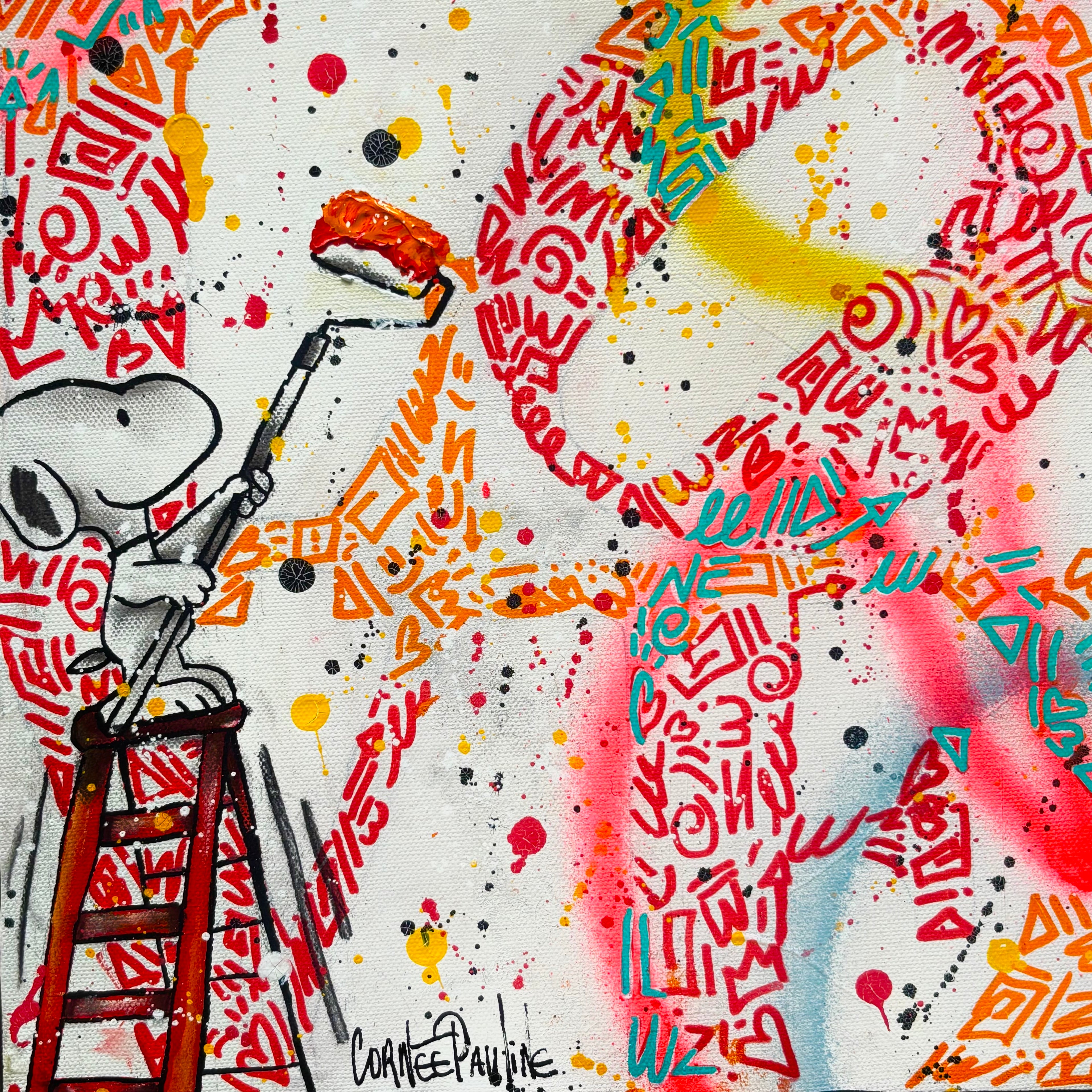 Snoopy Paintings doodle