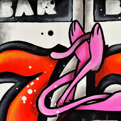 Pink Panther love the red Porsche 777