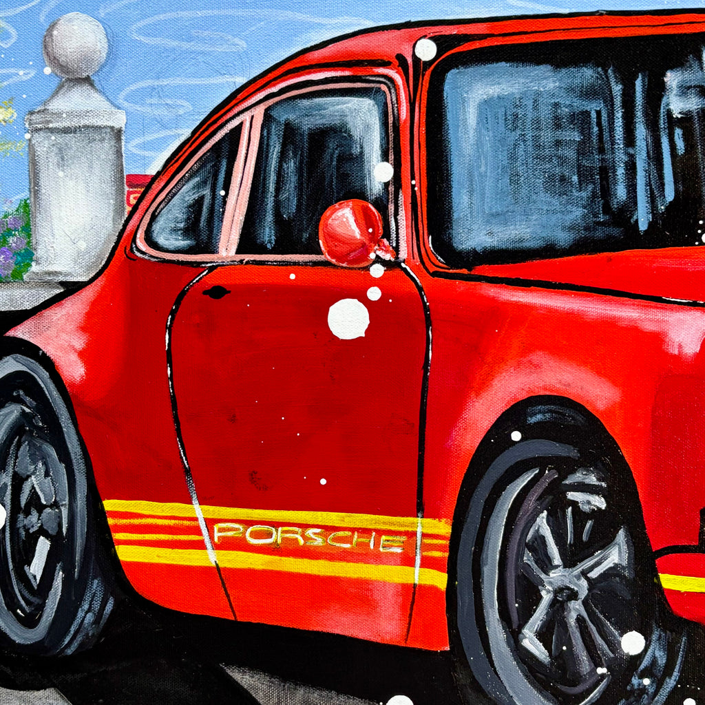 Flower and Porsche