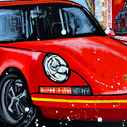 Flower and Porsche