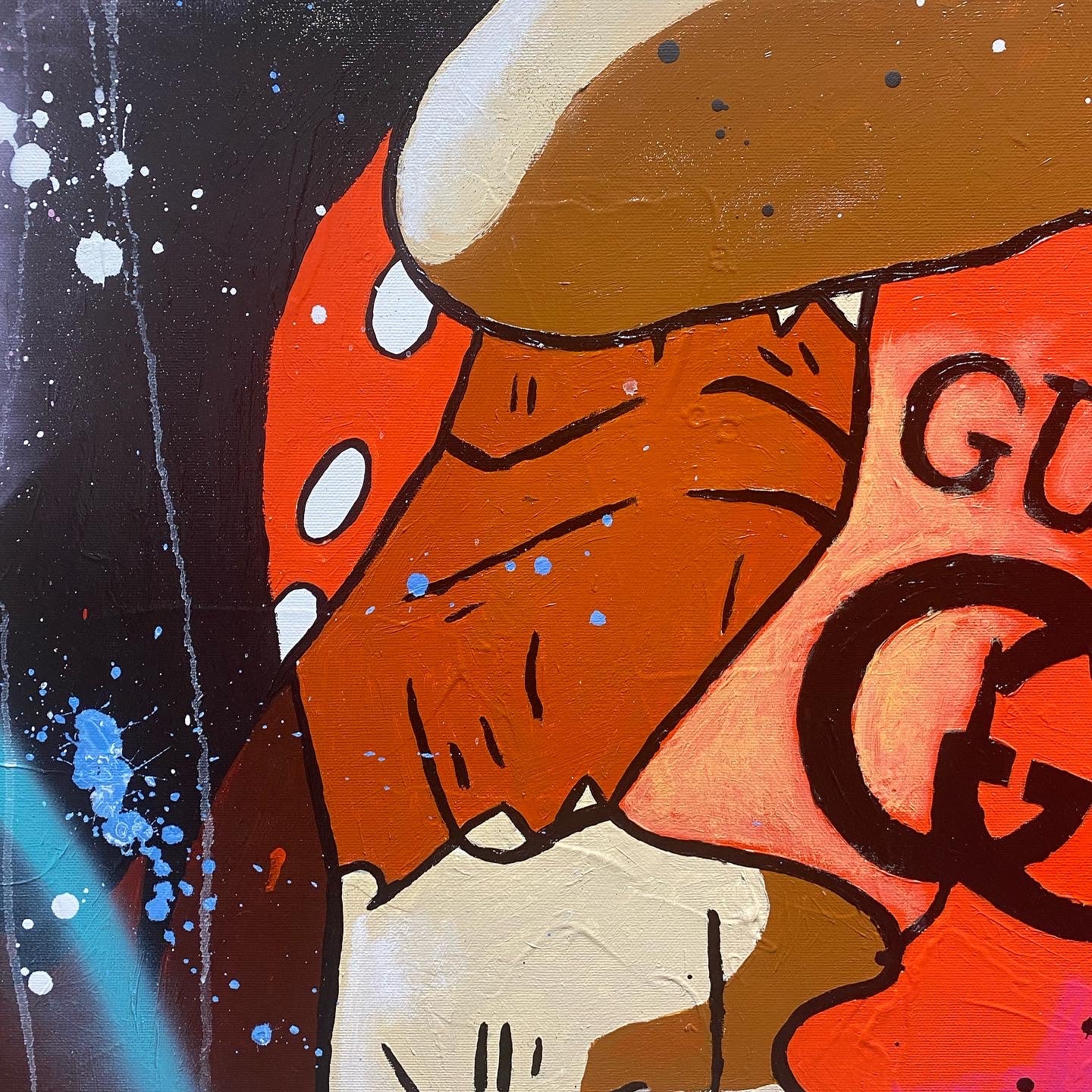 Graffiti de Luffy Red