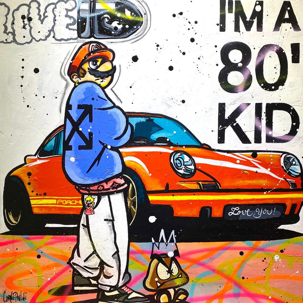 Tableau pop art Mario