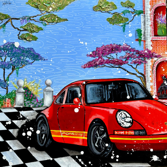 Flower and Porsche