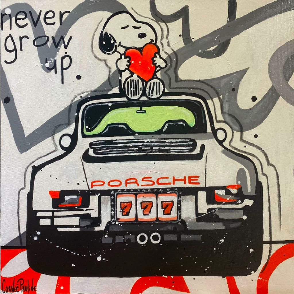 Tableau pop art snoopy