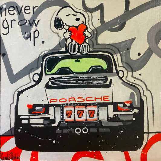 Tableau pop art snoopy