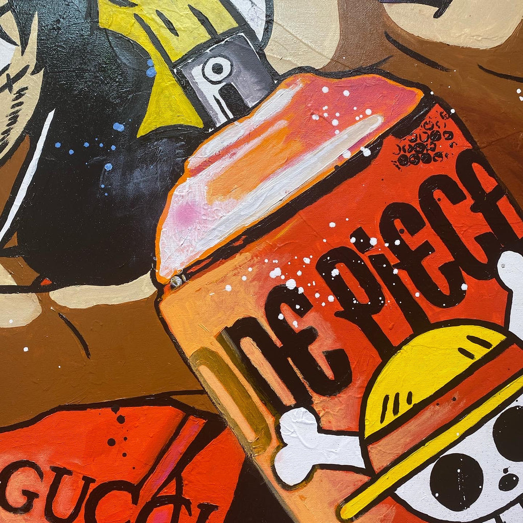 Graffiti de Luffy Red