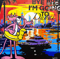 Tableau pop art pink panther 