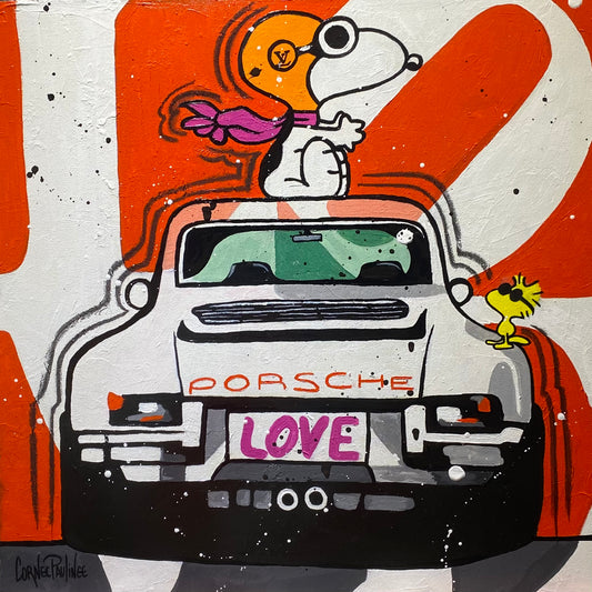 Tableau pop art snoopy 