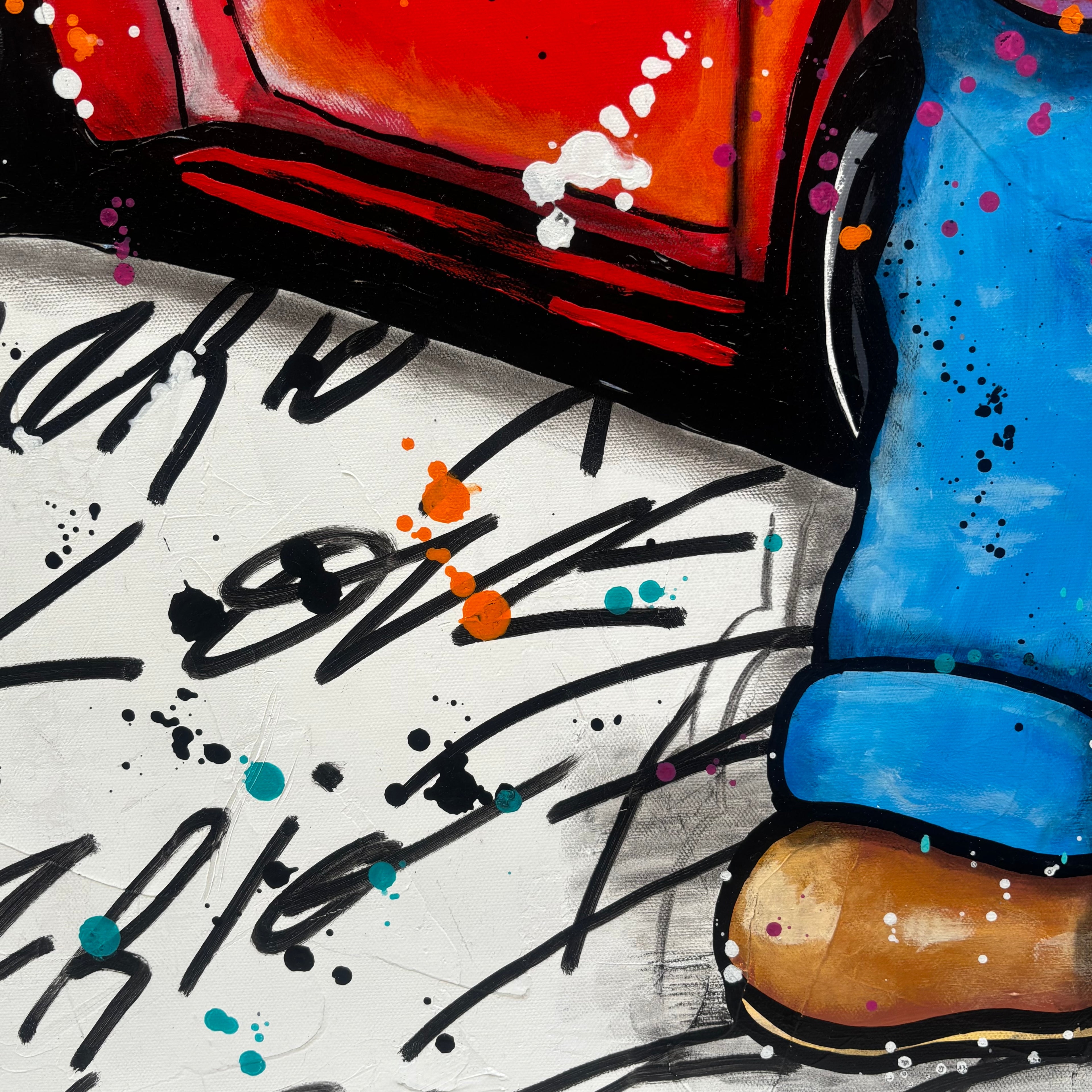 Mario like pop art 911 Porsche
