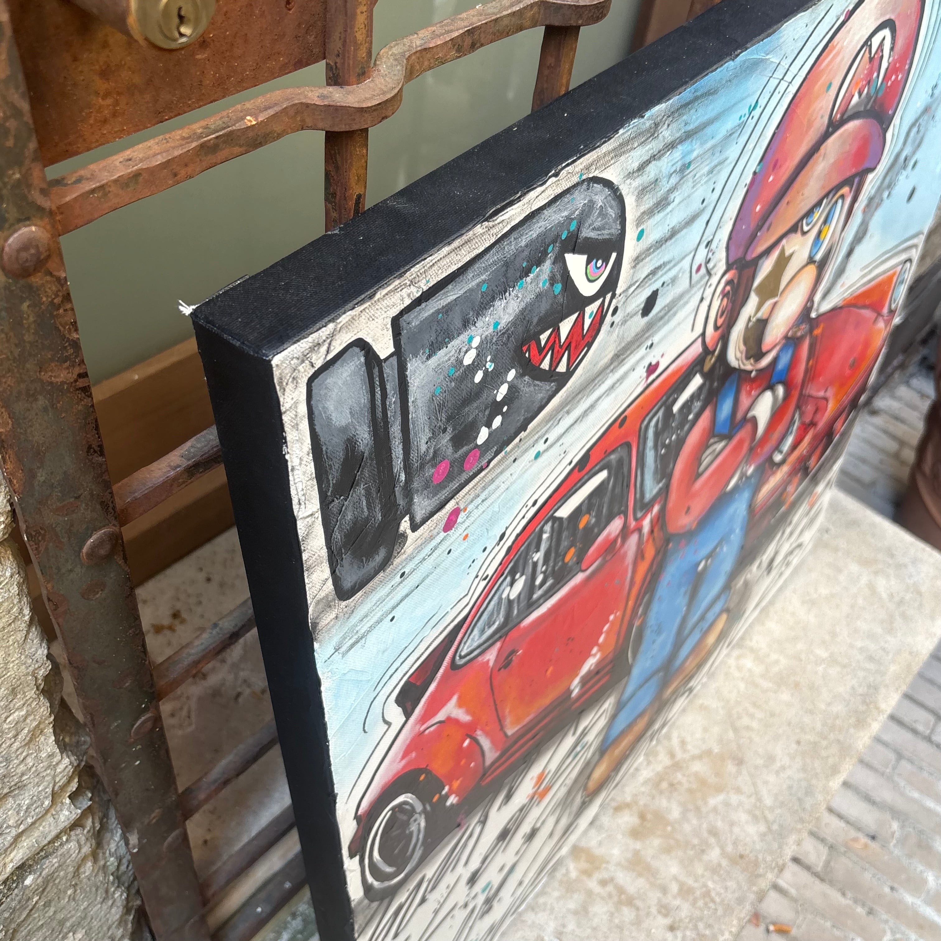 Mario like pop art 911 Porsche
