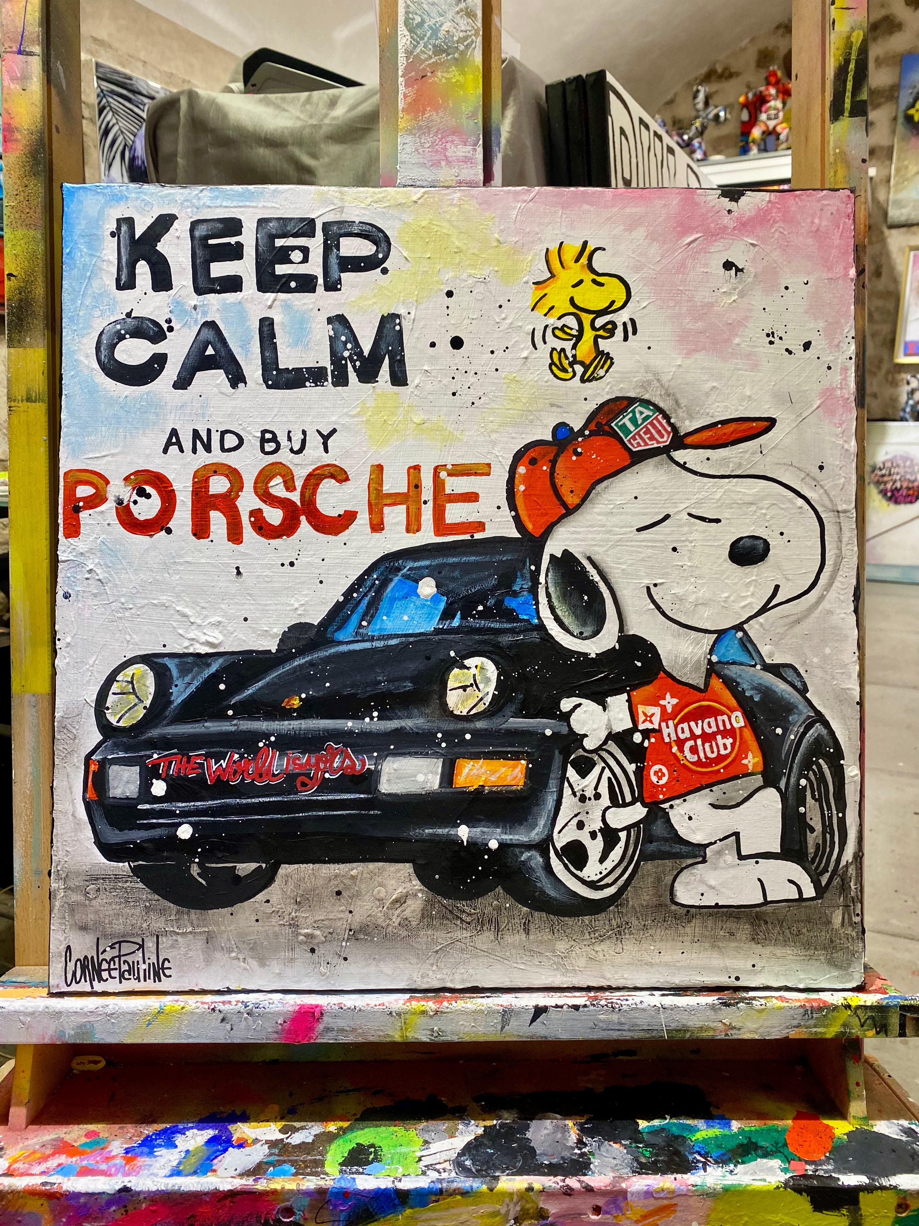 Restez calme et achetez Porsche, Snoopy
