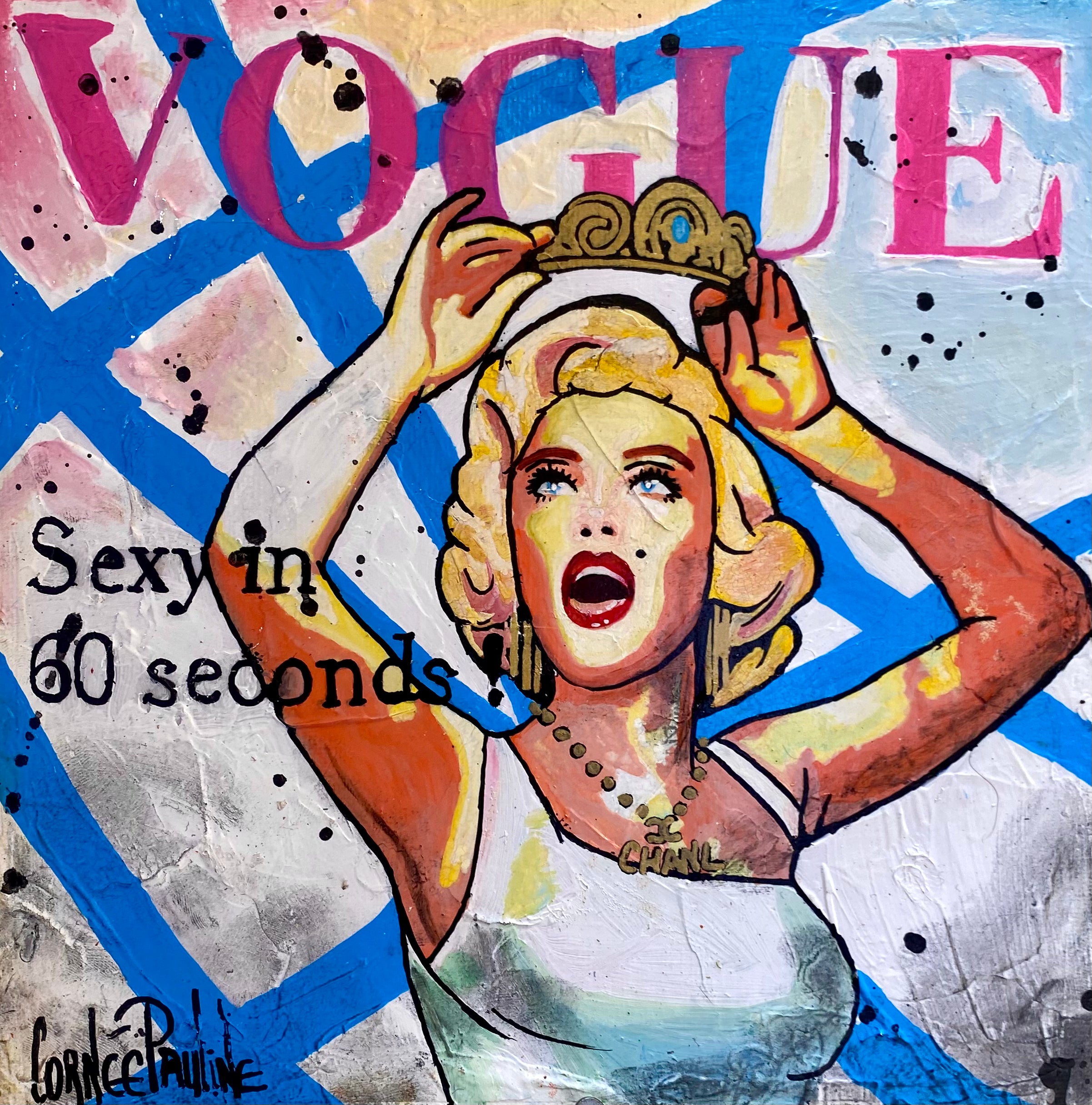 Maryline Monroe, Bleu