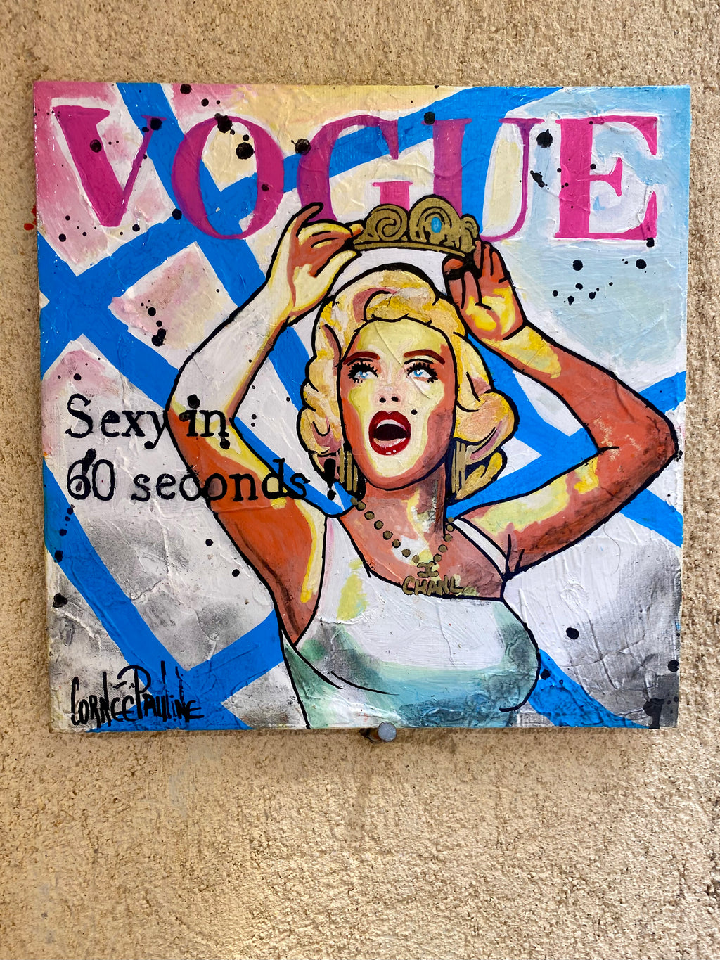 Maryline Monroe, Bleu