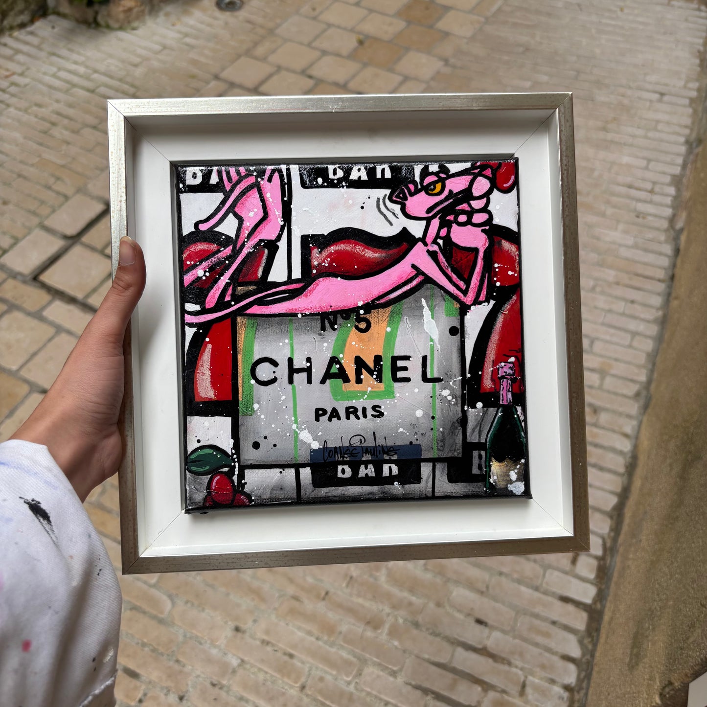 pink panther like Chanel