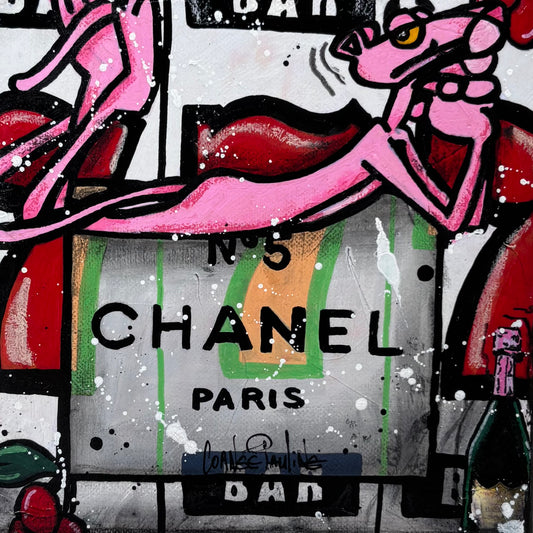 pink panther like Chanel